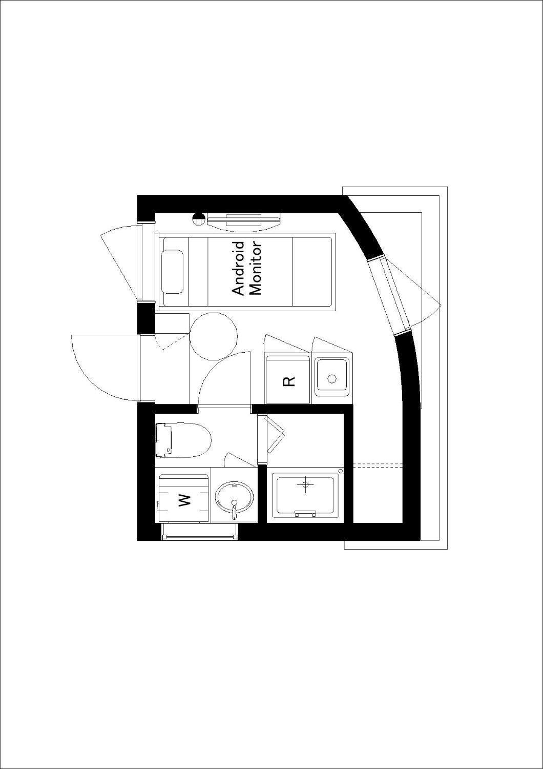 Apartmán Retaw Hills Waseda Prefektura Tokio Pokoj fotografie